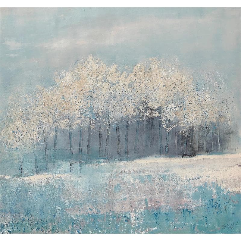 Painting Quand la douceur épouse la lumière by Escolier Odile | Painting Raw art