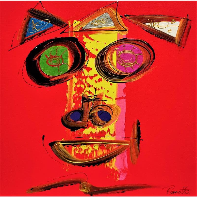 Painting Zon-zon by Perrotte | Painting Acrylic