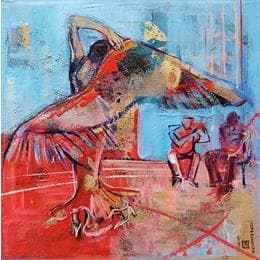 Pintura Olé por Machi | Pintura Figurativo Aceite, Acrílico Life style