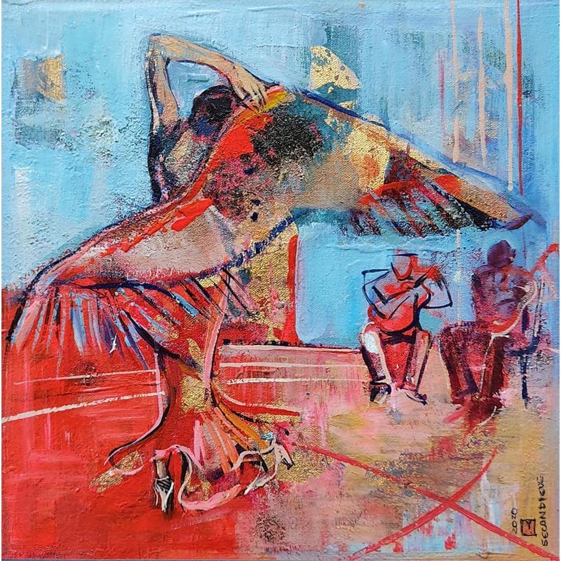 Painting Olé by Machi | Painting Figurative Life style Oil Acrylic