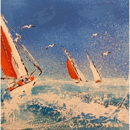 Peinture Balade par Ortis-Bommarito Nicole | Tableau Figuratif Acrylique Marine