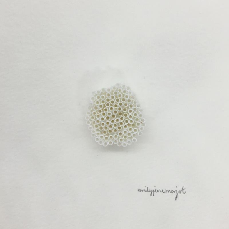 Peinture EJM 002 par Marjot Emily Jane  | Tableau Art Singulier Matiérisme Minimaliste