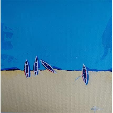 Peinture Silence 5 par Gozdz Joanna | Tableau Figuratif Acrylique, Huile scènes de vie