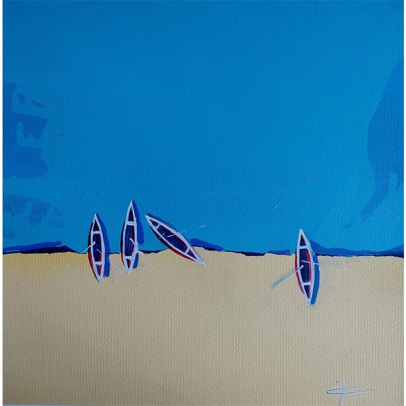 Pintura Silence 5 por Gozdz Joanna | Pintura Figurativo Life style Aceite Acrílico