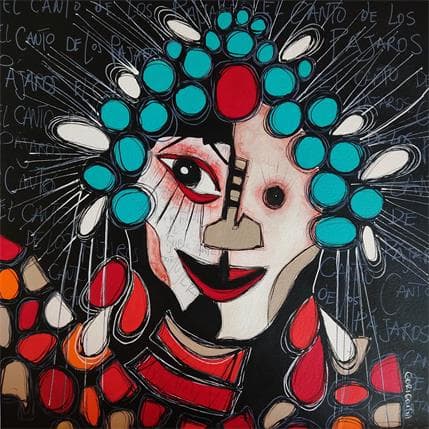 Gemälde El canto de los parajos von Gorigoitia Karla  | Gemälde Art brut