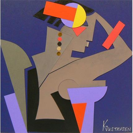 Pintura Beauty night por Gustavsen Karl | Pintura