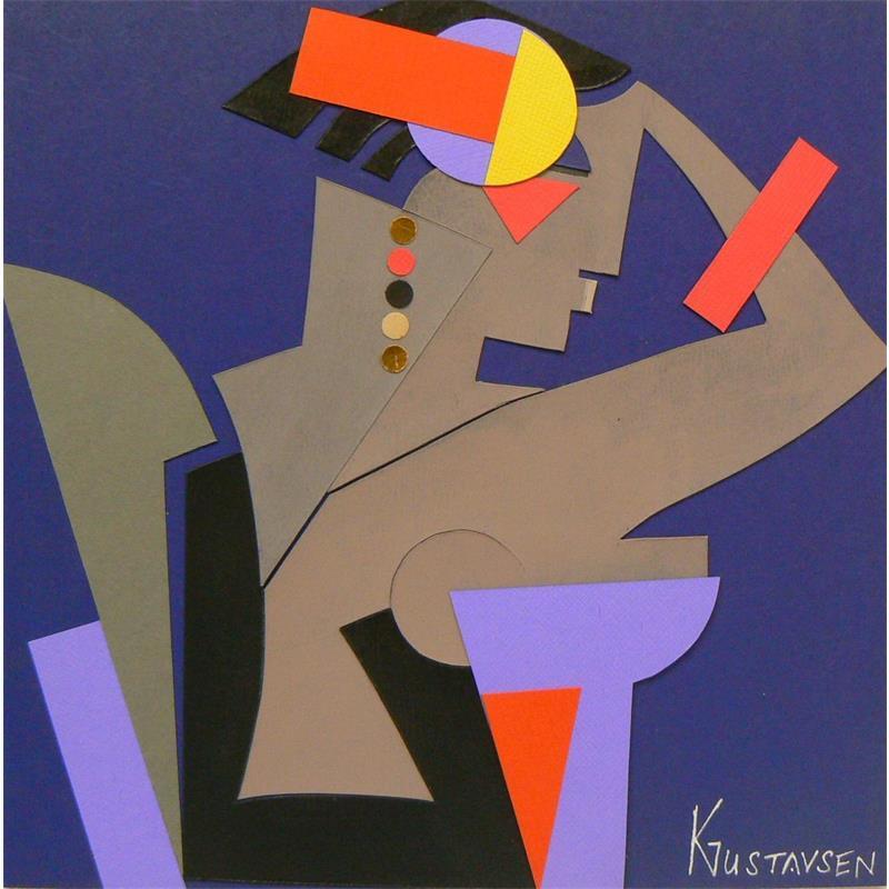 Pintura Beauty night por Gustavsen Karl | Pintura