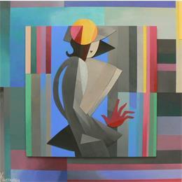 Painting Hello miss by Gustavsen Karl | Painting