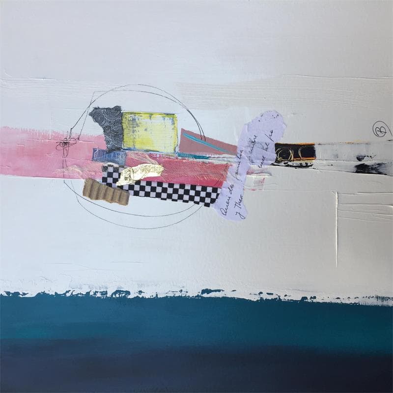 Painting Souvenir de Luisa by Lau Blou | Painting Abstract Minimalist Acrylic