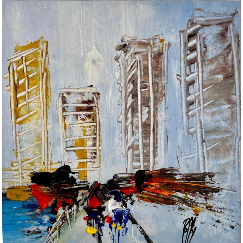 Painting Bord de Mer by Raffin Christian | Painting Figurative Life style Oil