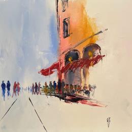 Peinture Terrasse par Raffin Christian | Tableau  Huile