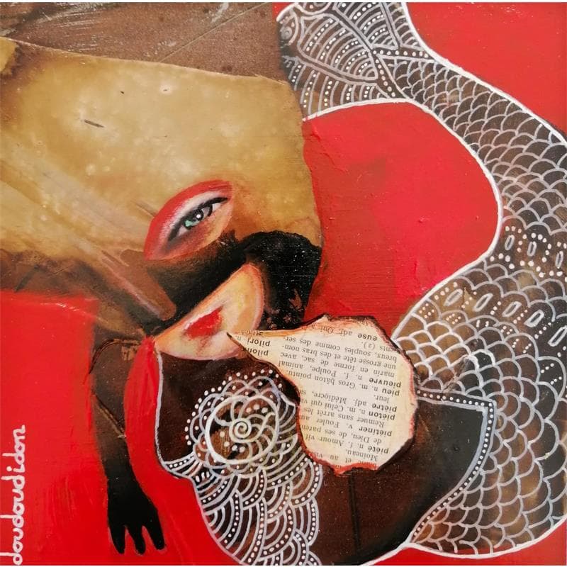 Painting Octopus blues by Doudoudidon | Painting Raw art Life style Nude Acrylic