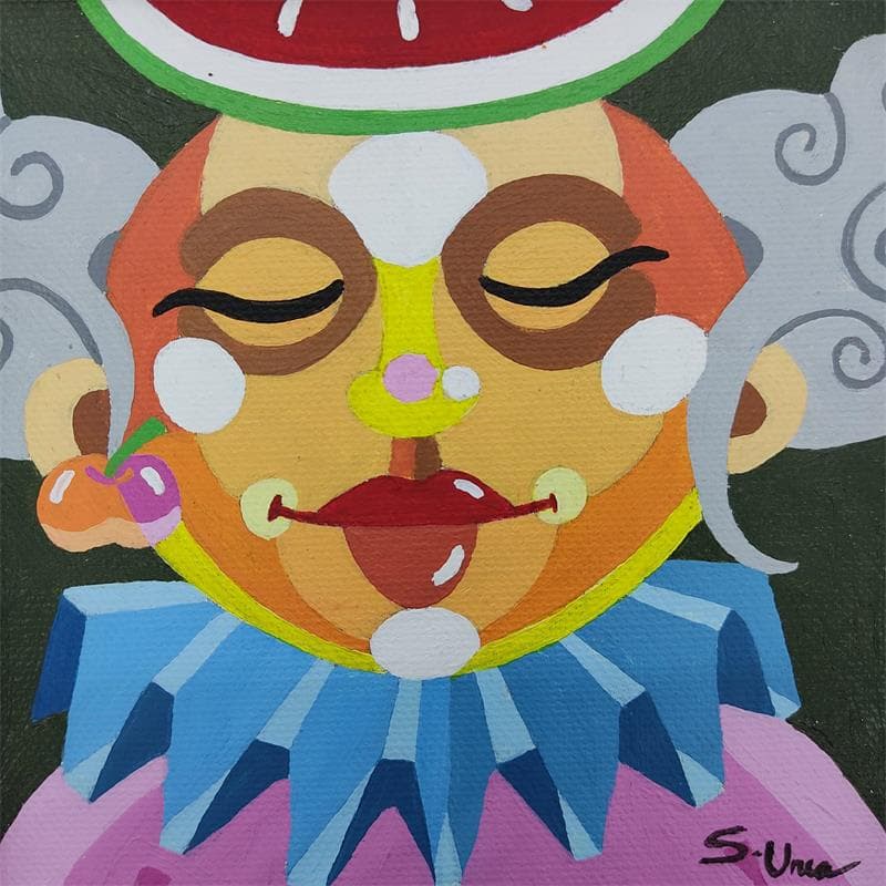 Pintura EXQUISITO por S.Uria | Pintura Figurativo Retrato Acrílico