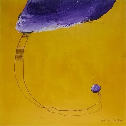 Peinture HO 44 par Wilms Hilde | Tableau Abstrait Minimaliste