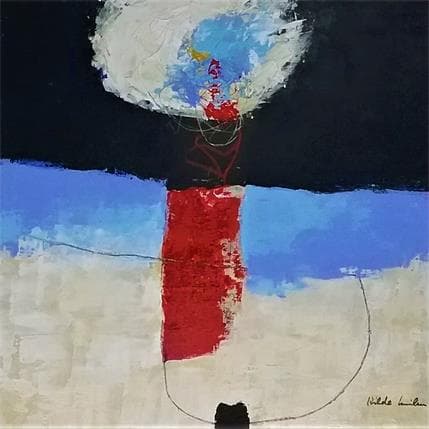 Painting HO 92 by Wilms Hilde | Painting Abstract Minimalist