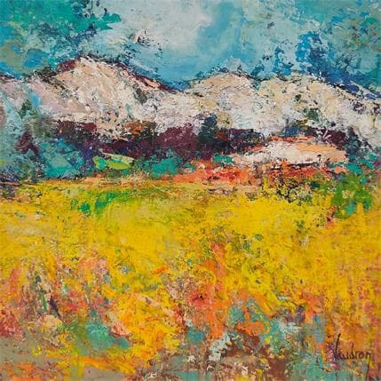 Peinture Alpilles par Vaudron | Tableau Figuratif Paysages