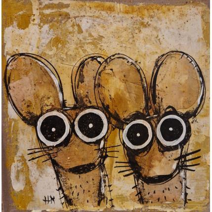 Painting NINA ET NINO LES SOURIS by Maury Hervé | Painting