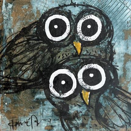 Painting CHOUETTE DES CHOUETTES by Maury Hervé | Painting