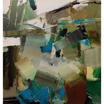 Peinture Scenery in motion par Virgis | Tableau Abstrait Huile Minimaliste