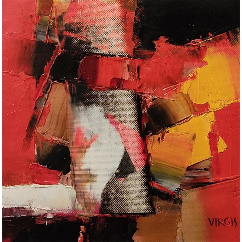 Painting Never felt feeling by Virgis | Painting Abstract Minimalist Oil