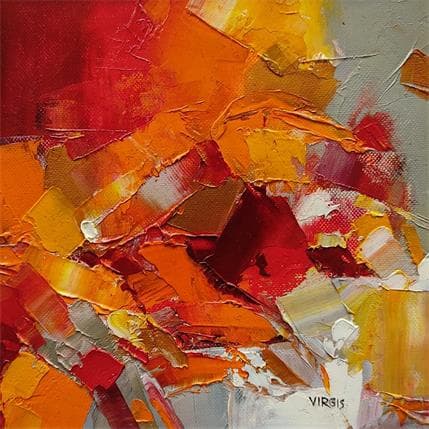 Peinture SUDDEN SENSES par Virgis | Tableau Abstrait Huile Minimaliste