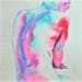 Painting NH 23 by Loussouarn Michèle | Painting Figurative Nude Watercolor