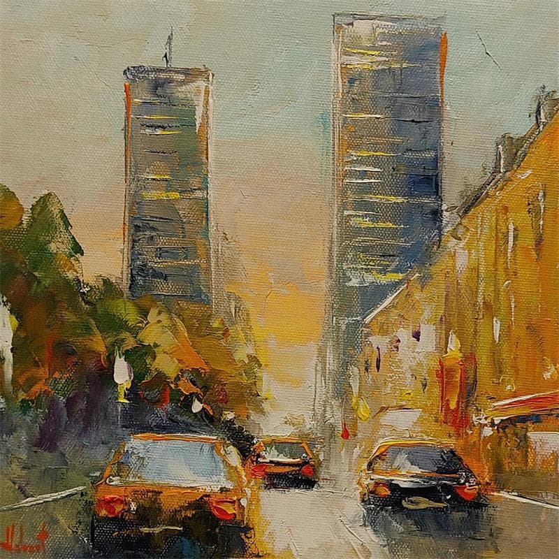 Peinture En automne par Hébert Franck | Tableau Figuratif Marine Huile