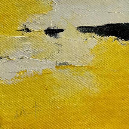 Peinture Le bel été par Dumontier Nathalie | Tableau Abstrait Huile minimaliste