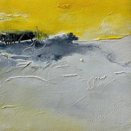 Painting Après la pluie by Dumontier Nathalie | Painting Abstract Oil Minimalist