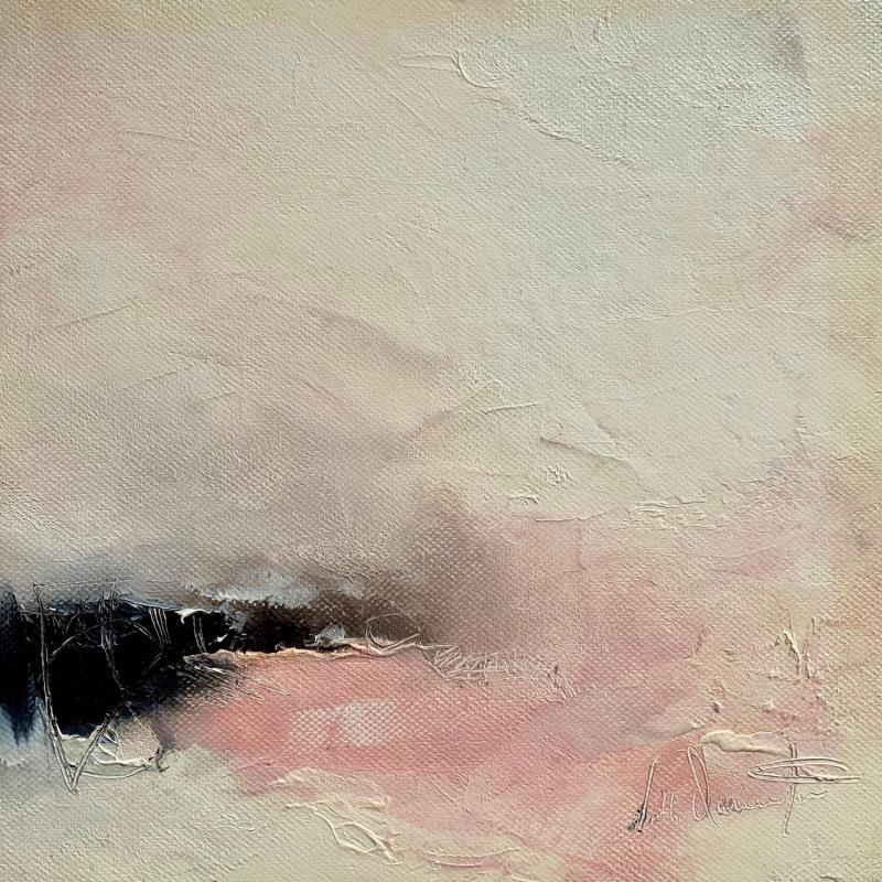 Gemälde Un parfum sucré von Dumontier Nathalie | Gemälde Abstrakt Minimalistisch Öl