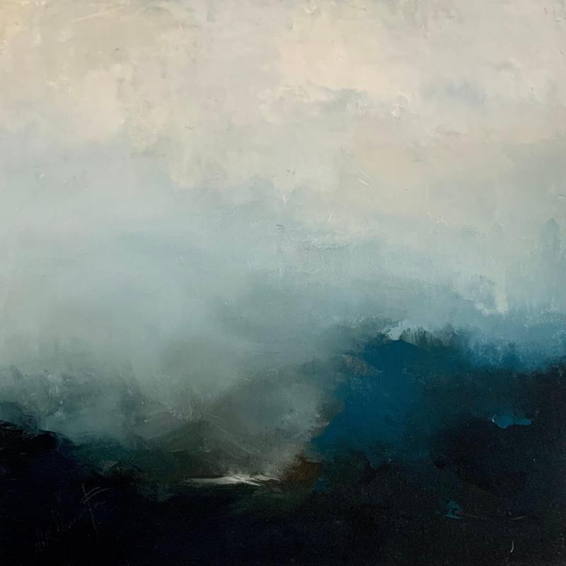 Peinture Quel bonheur cette vie avec toi ! par Dumontier Nathalie | Tableau Abstrait Minimaliste Huile