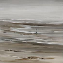 Peinture Méditation par Macee | Tableau Figuratif Huile Marine, Portraits