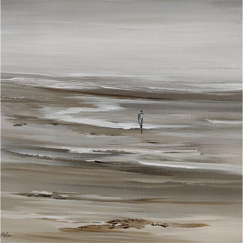 Peinture Méditation par Macee | Tableau Figuratif Portraits Marine Huile