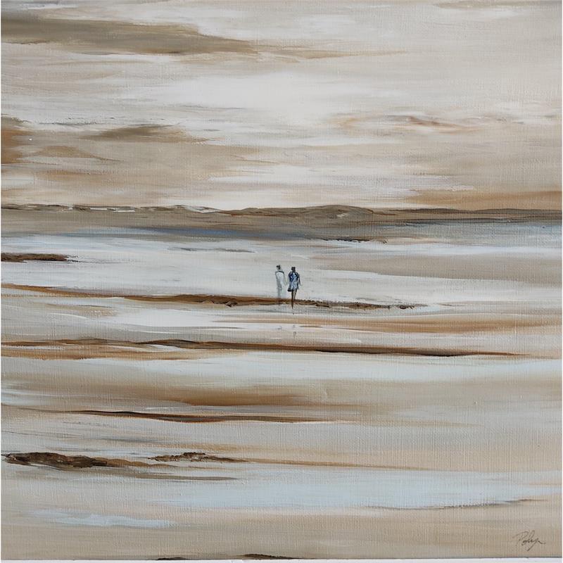 Painting En automne by Macee | Painting Figurative Marine Oil