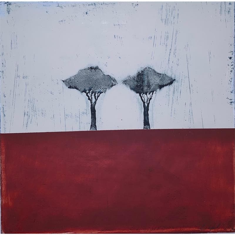 Painting #171 by ChristophL | Painting Raw art Landscapes Acrylic