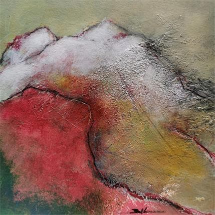 Painting Dans tes draps grenades by Kerbastard Béatrice | Painting Figurative Acrylic Nude