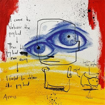 Painting Payload by Arens Jan hein | Painting Raw art Acrylic Life style