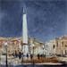 Pintura L'obélisque por Dupin Dominique | Pintura Figurativo Urbano Aceite