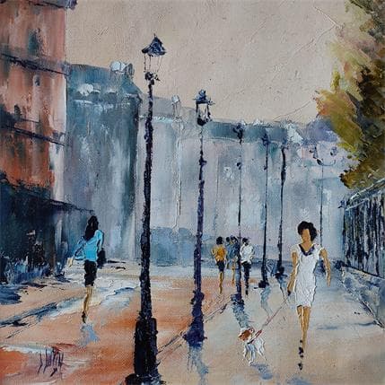 Peinture Lucie par Dupin Dominique | Tableau Figuratif Huile scènes de vie