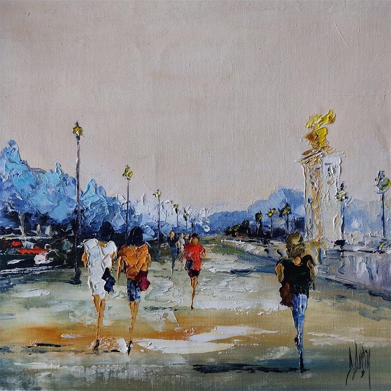 Painting les femmes by Dupin Dominique | Painting Figurative Life style Oil