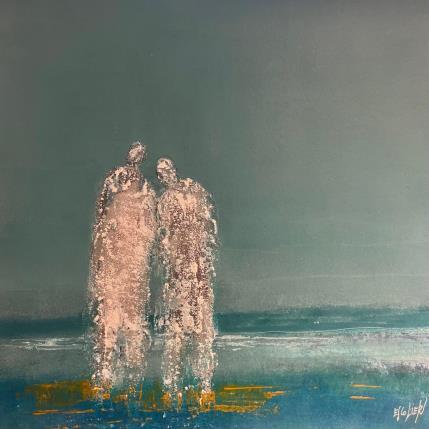 Peinture Vers l'infini par Escolier Odile | Tableau Figuratif Acrylique