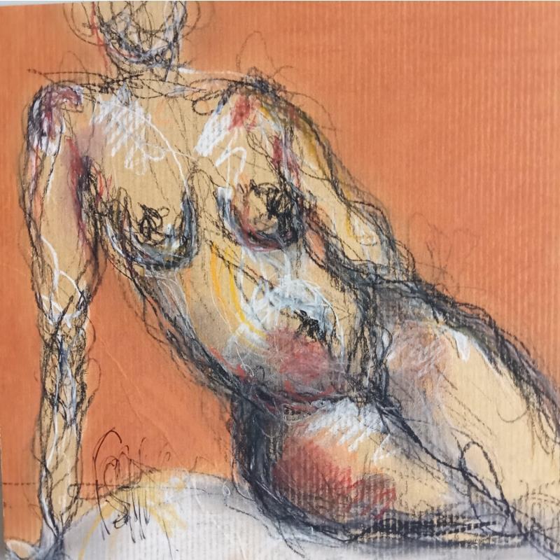 Painting Geneviève by Sahuc François | Painting Acrylic