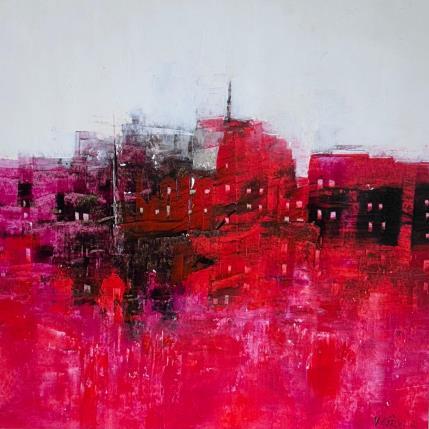 Peinture Le mont St Martin par Fièvre Véronique | Tableau Acrylique