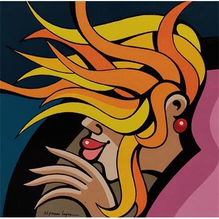 Painting RETOUR DE WEEK END by Lopez Alfredo | Painting Figurative Acrylic Life style