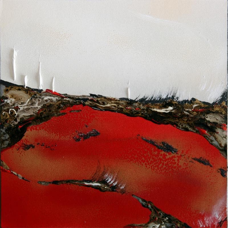 Peinture C 682 par Naen | Tableau Abstrait Minimaliste Acrylique