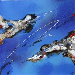 Painting C 795 by Naen | Painting Abstract Acrylic Minimalist