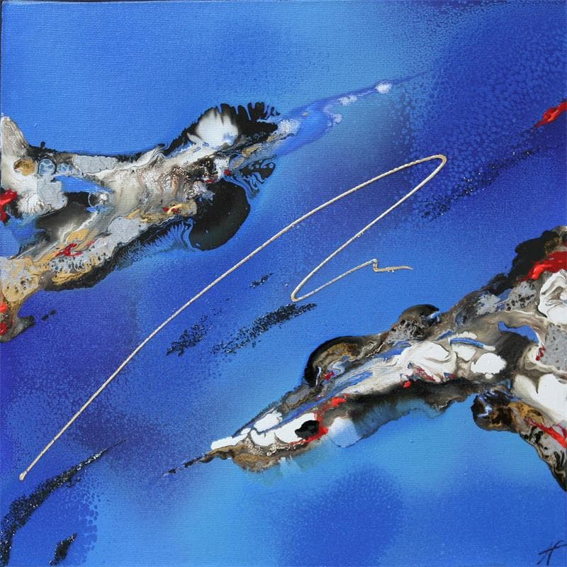 Painting C 795 by Naen | Painting Abstract Minimalist Acrylic