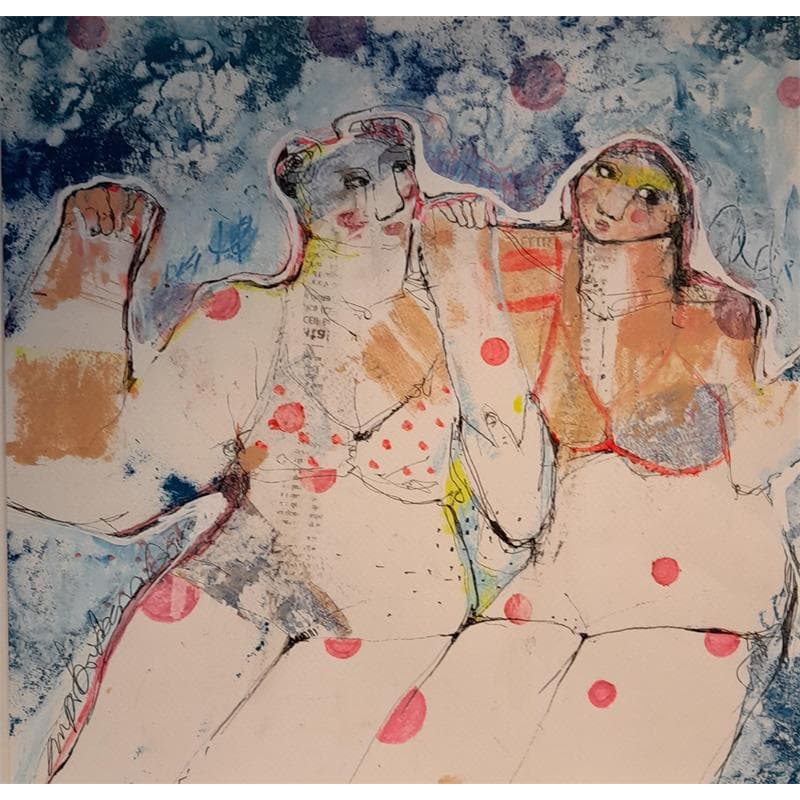 Pintura Agala de la ma por Boix Bernardini Empar | Pintura Arte bruto Life style Acrílico