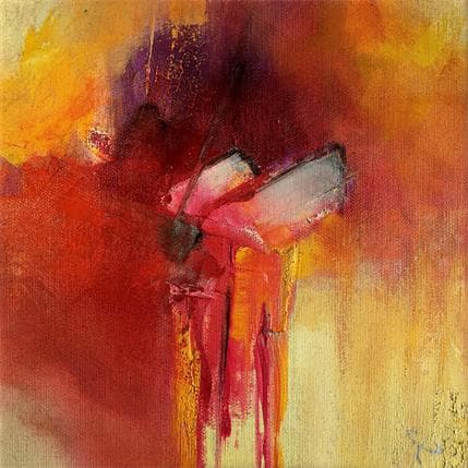 Painting Maïa, déesse de la fertilité by Teoli Chevieux Carine | Painting Abstract Acrylic, Oil Minimalist