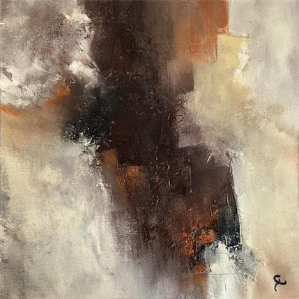 Painting L'autre monde by Teoli Chevieux Carine | Painting Abstract Acrylic, Oil Minimalist